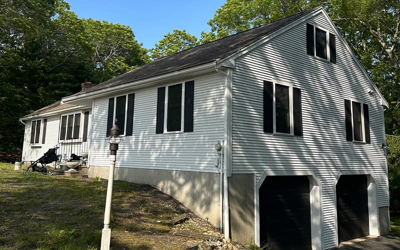 Full exterior shingle repaint — Cape Cod, MA